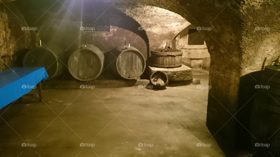 wine cellar . at the winnary in Germany 