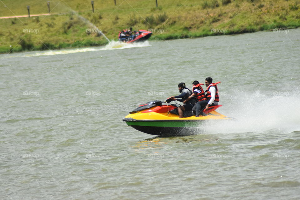 Never ending jet ski mania # at Gregory's lake