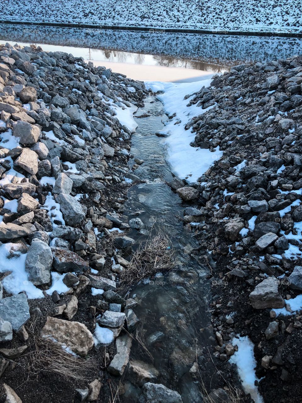 Cool creek in the winter
