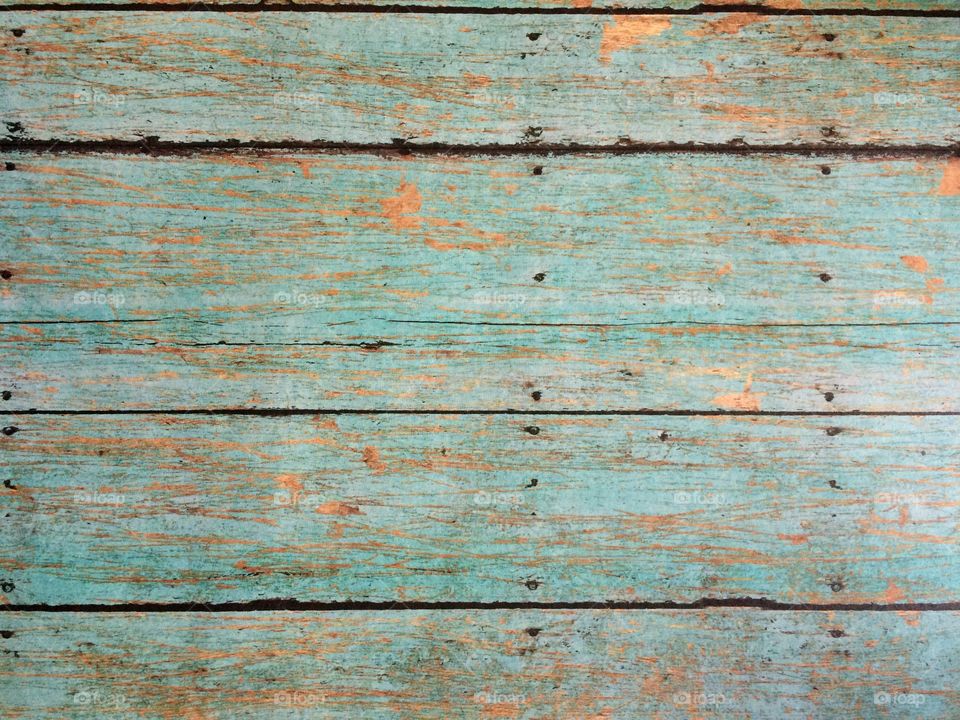 Blue distressed wood