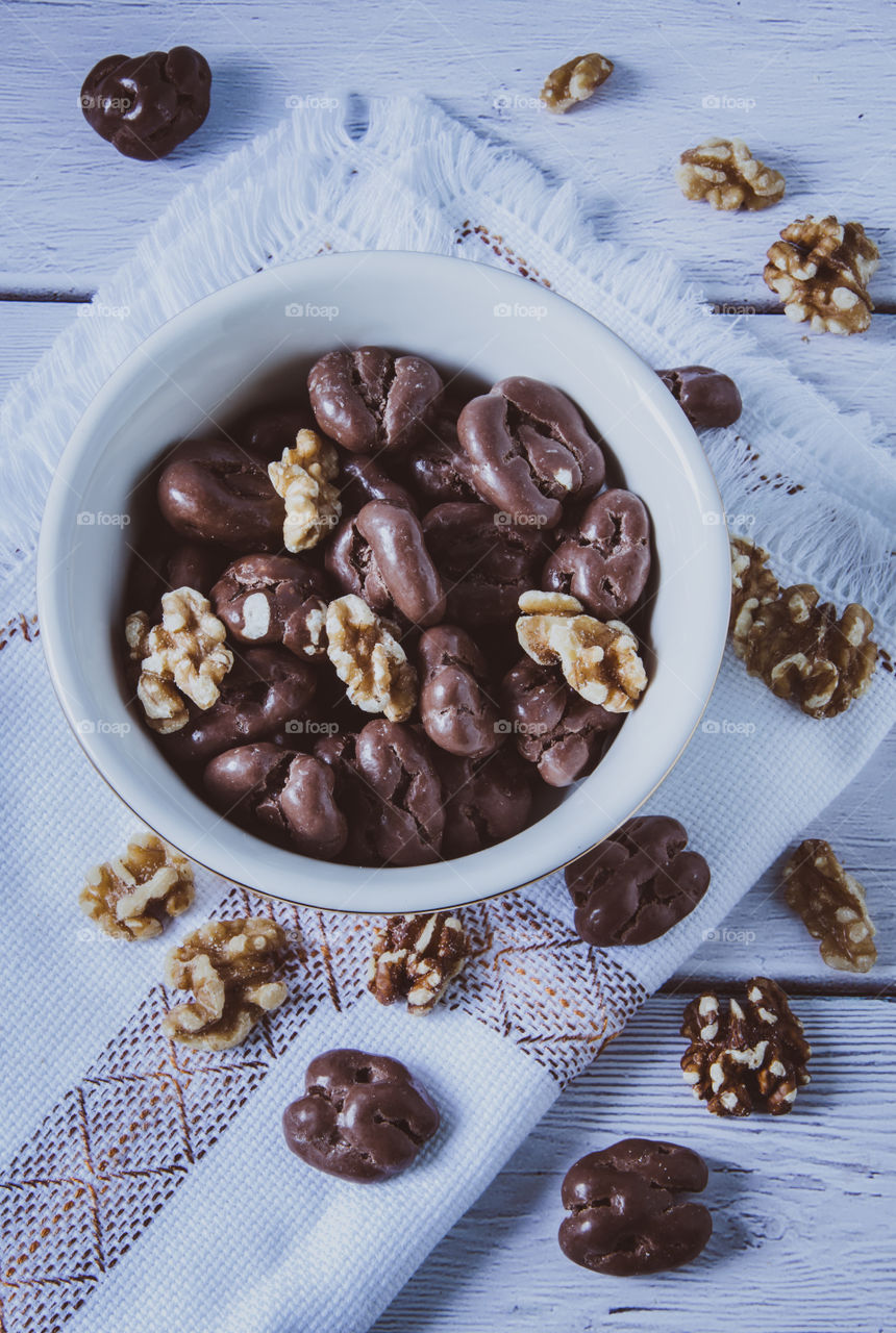 Chocolate covered walnuts