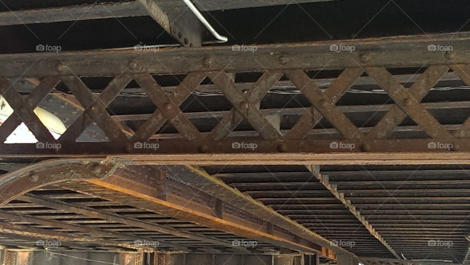 Steel work structure