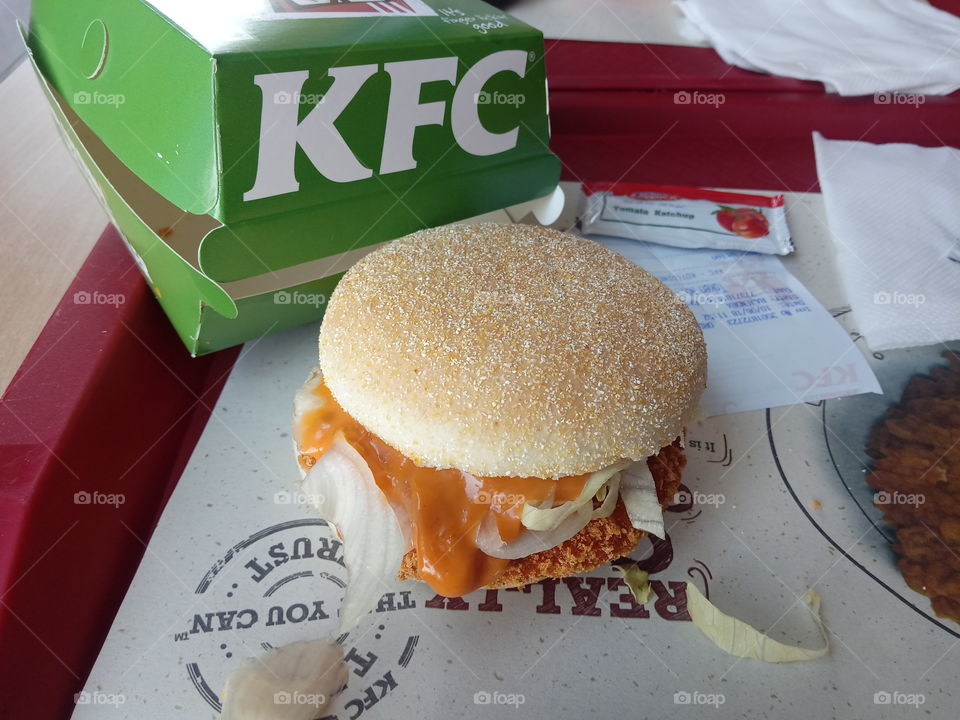 kfc burger