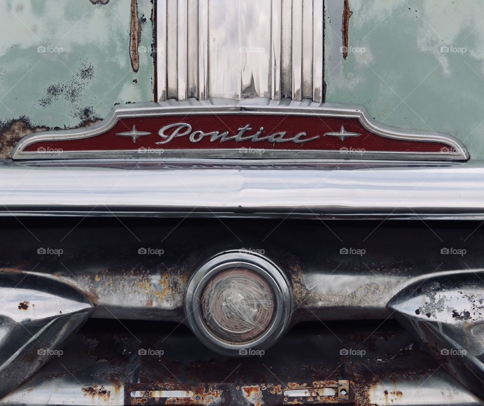 Antique Pontiac Grill 