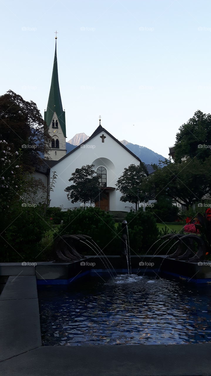 Church at mayrhofen