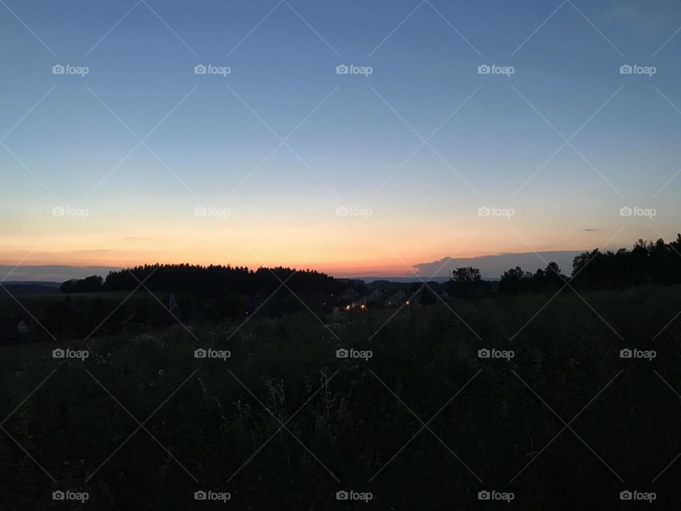 Sonnenuntergang Abendstimmung