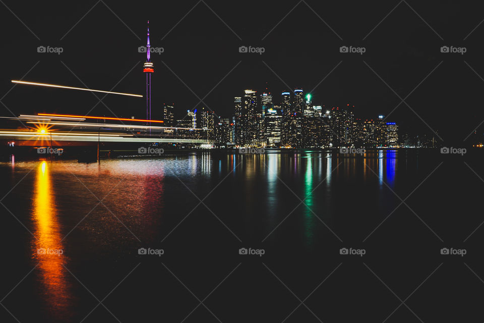 Toronto at night