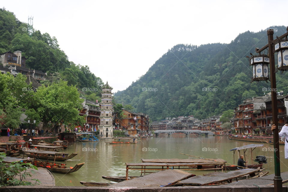 Fenghuang county in western Hunan Province.