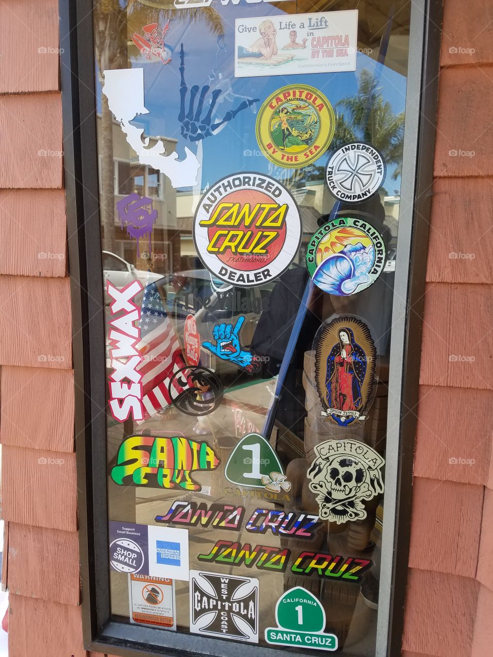 santa Cruz window sticker