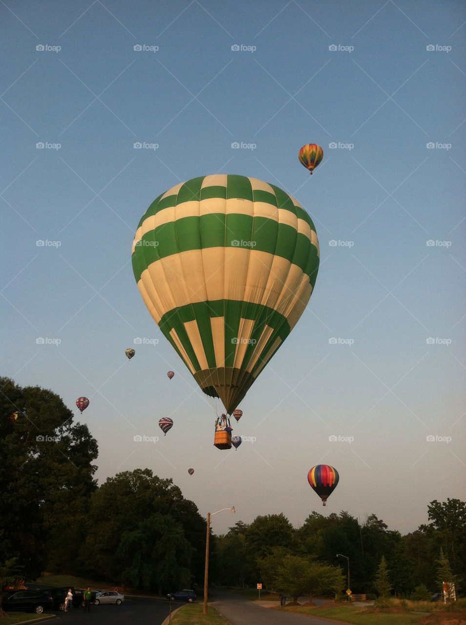 balloon hotairballoon greenballoon by tdkelly