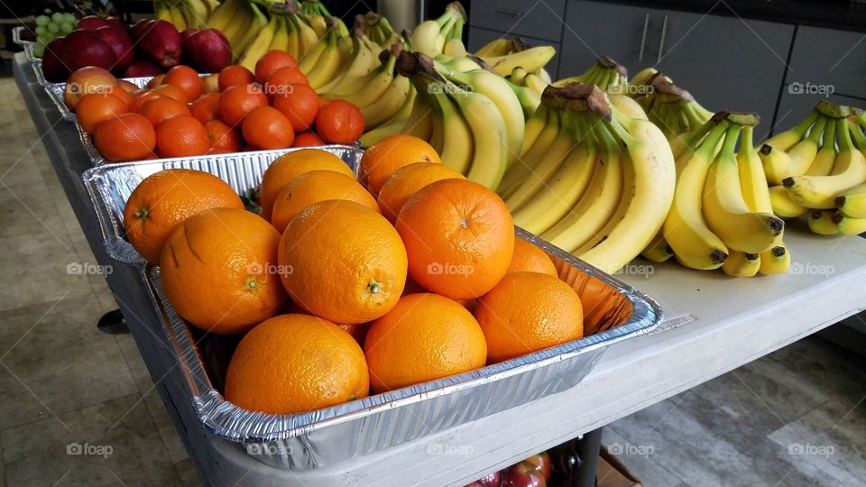 Fresh fruit Fridays at work