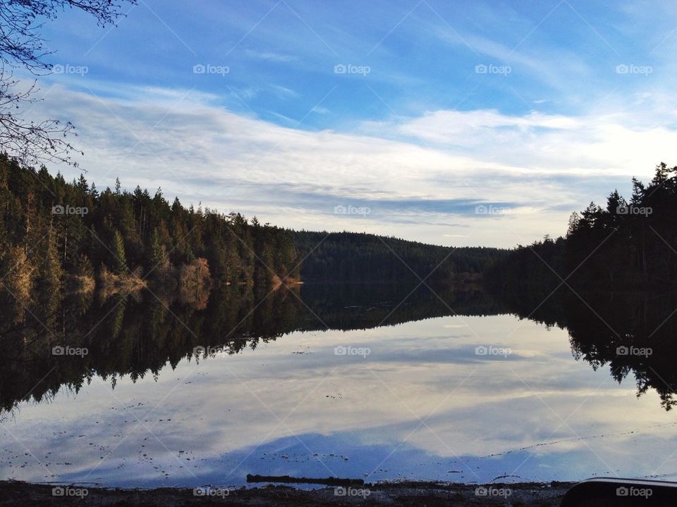 Reflection on Pass Lake