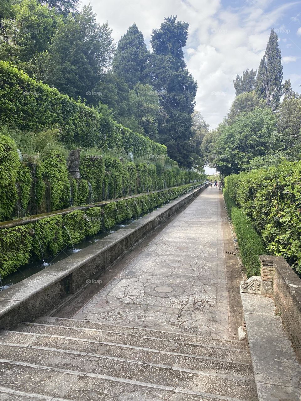 Tivoli Gardens, Italy - Waterfountain