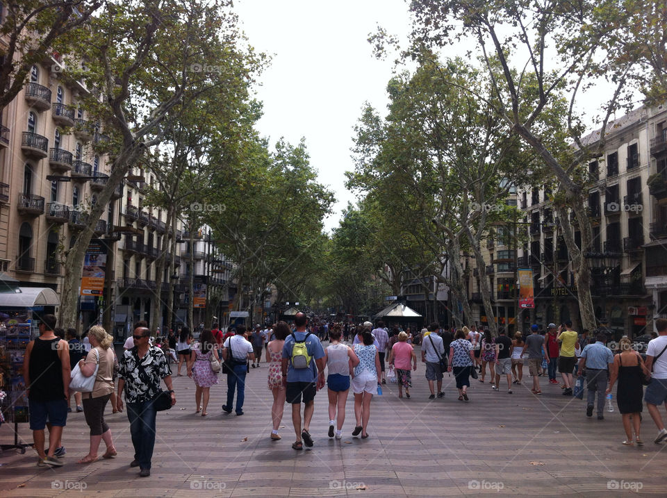 sightseeing walking barcelona spain by drkaltsas