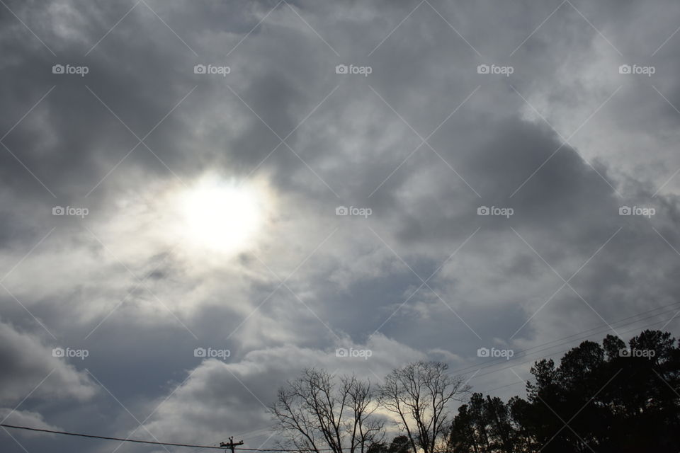 Peaking through the clouds