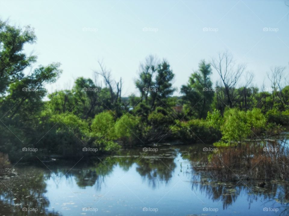 Graham Texas Lake. This is a picture of the tail end of the lake
