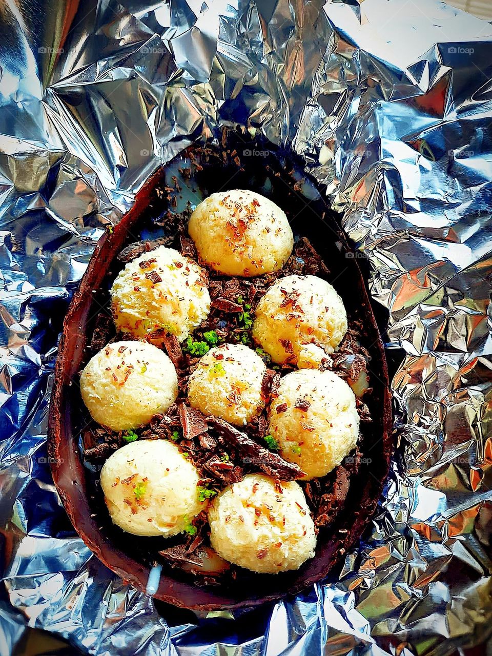 Chocolate egg make by my daughter!!!