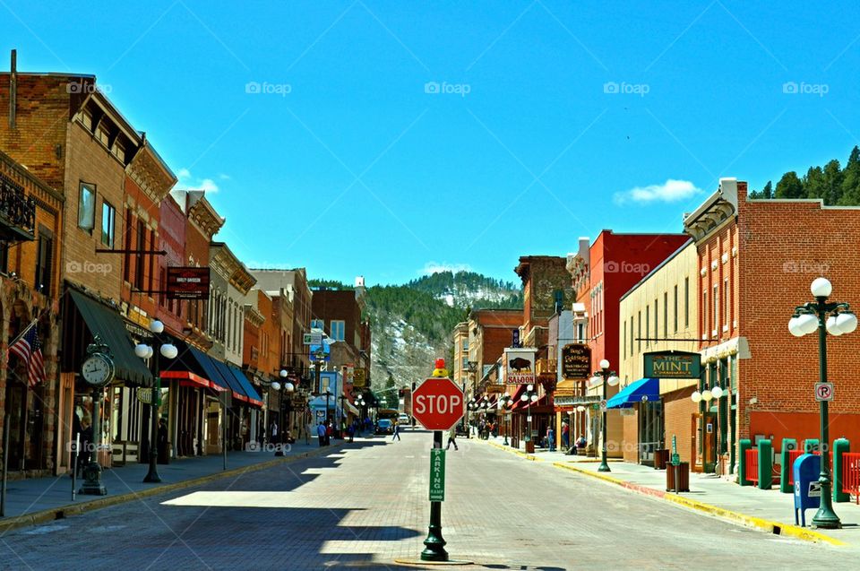 Deadwood South Dakota street view