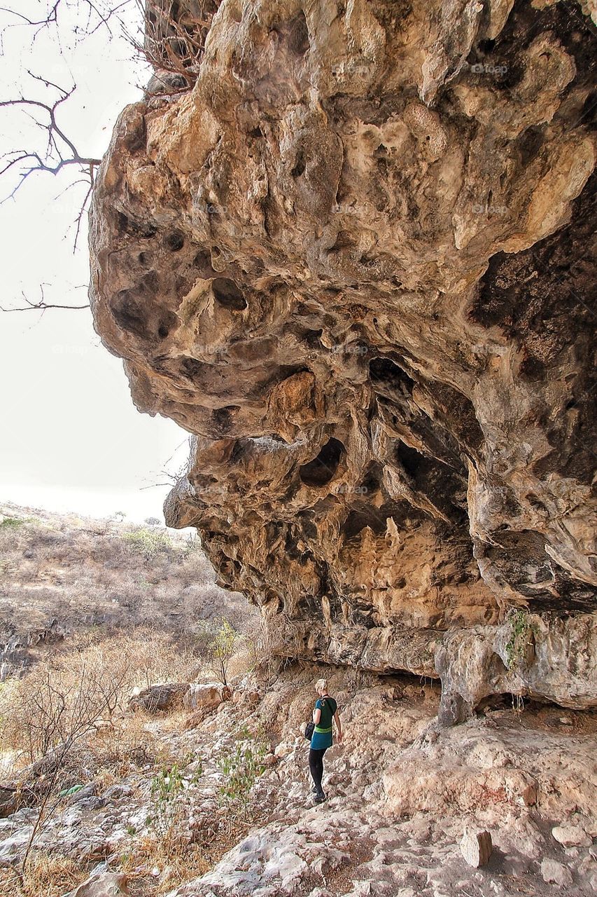 Cave in Oman 