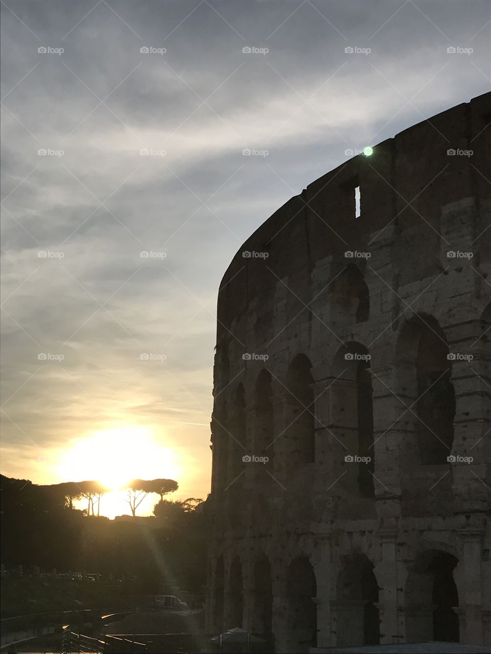 Rome at sunset
