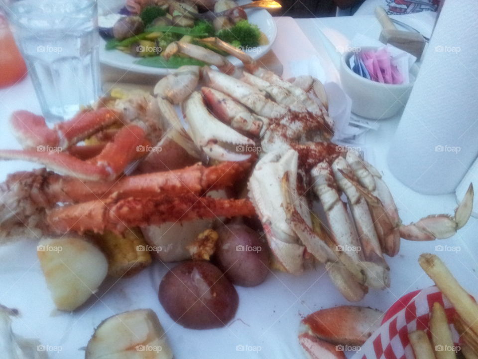 Crab Boil For Me!. At the crab restaurant.