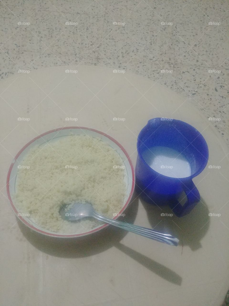 Couscous with milk