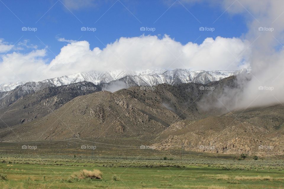 California's eastern Sierra Nevada mountain range