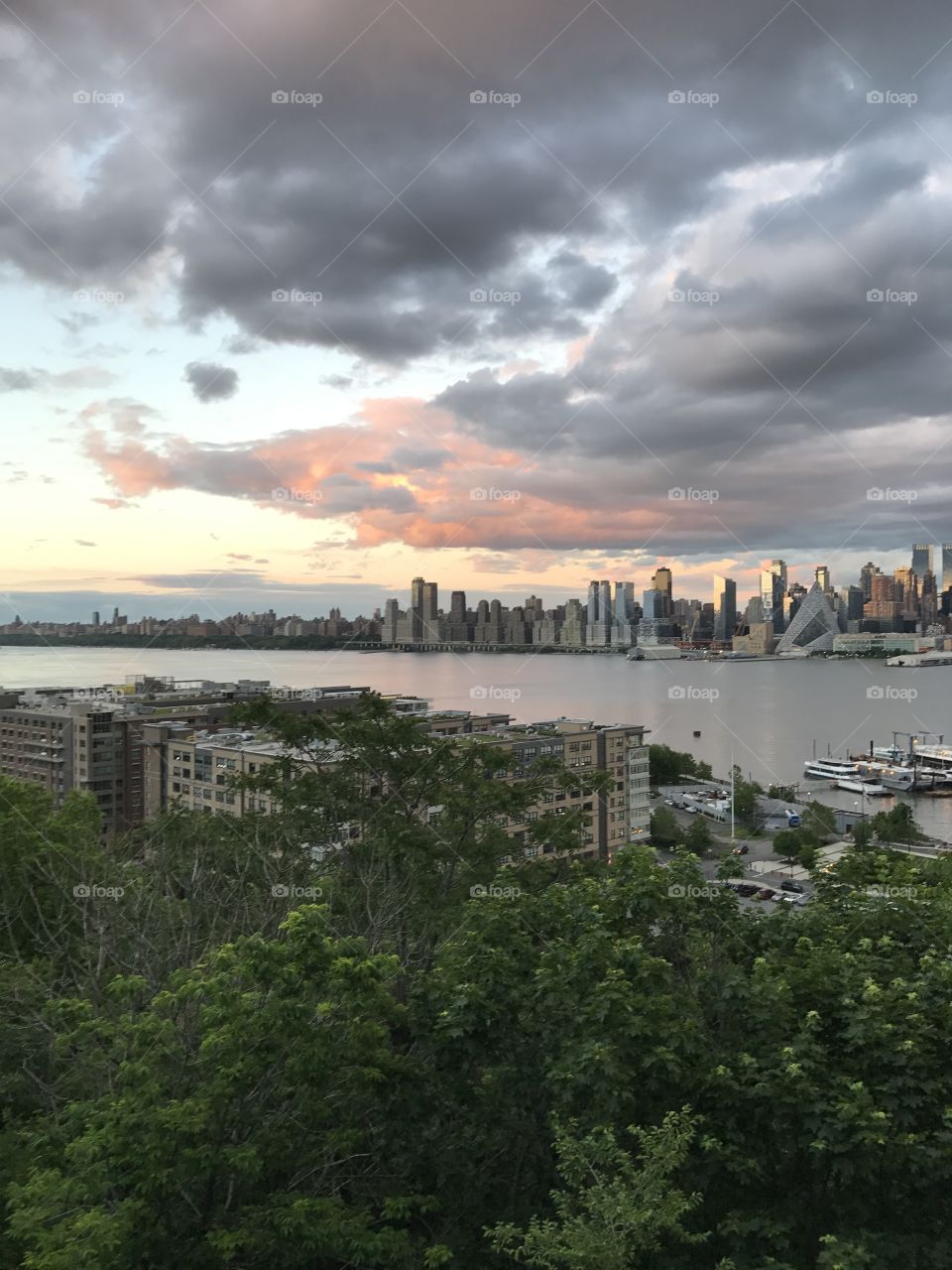 Weehawken view New York Skyline
