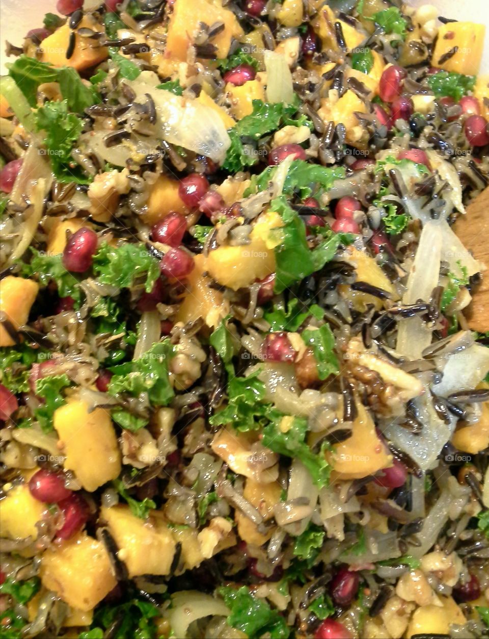 Sweet Savory Wild Rice Salad