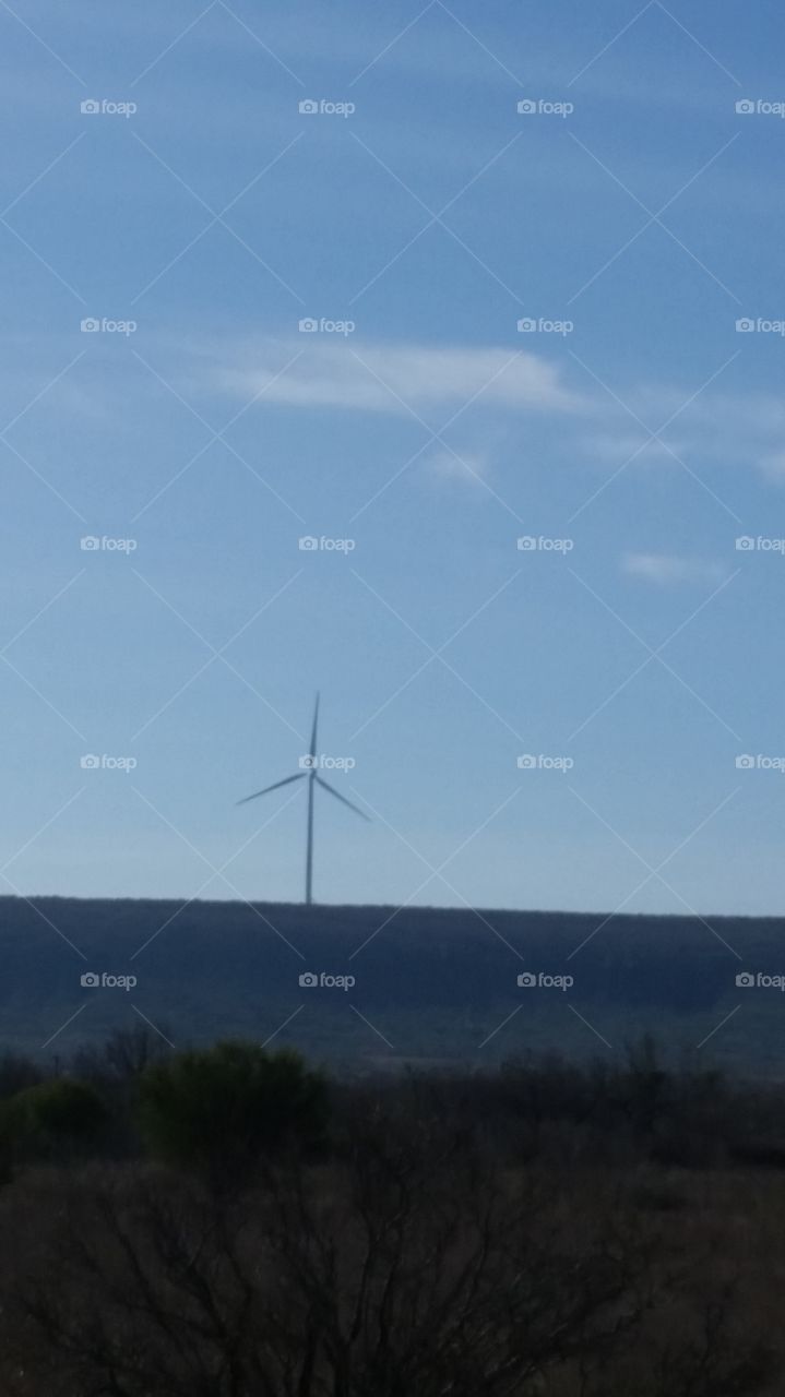 wind turbine, Uvalde Estates, TX