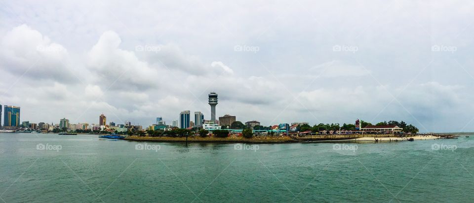 Dar es salaam. Taken on the ferry going to Kigamboni