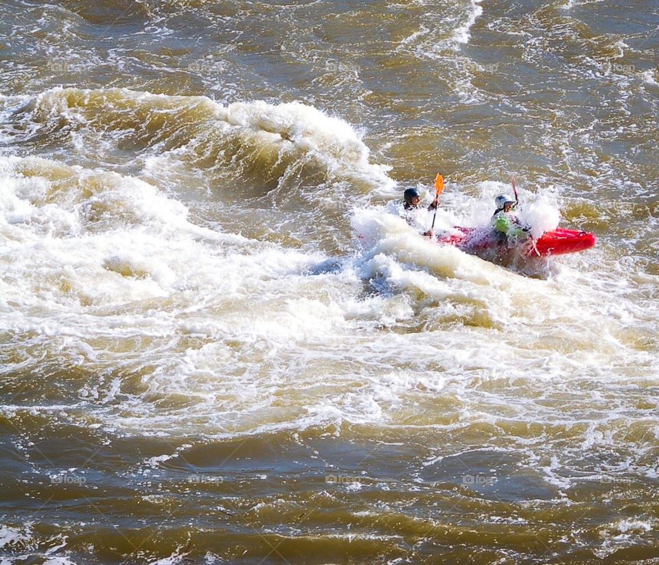 Red Kayak