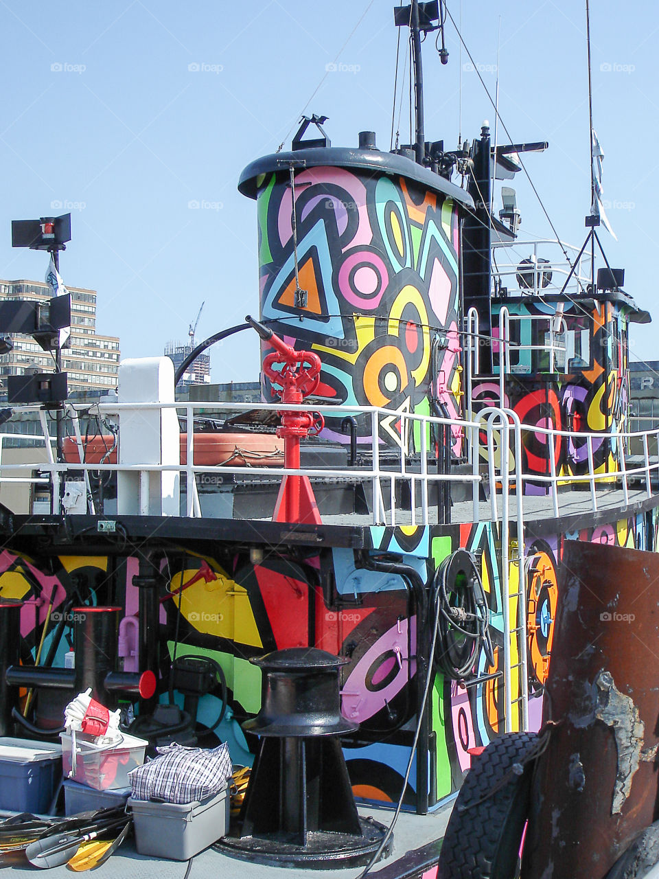 Pop art boat