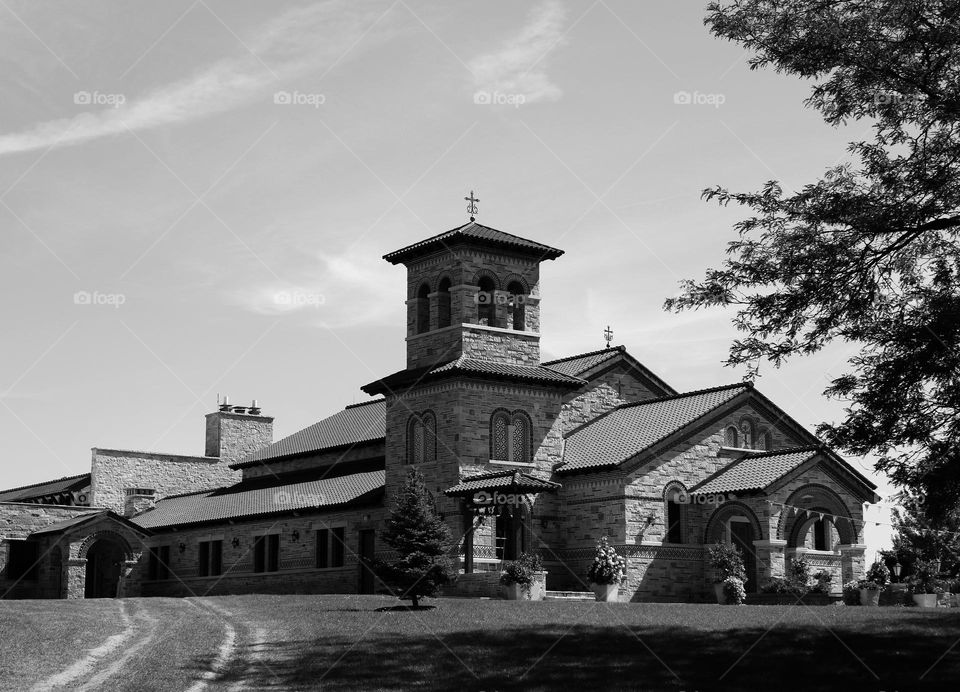 the Church made of bricks