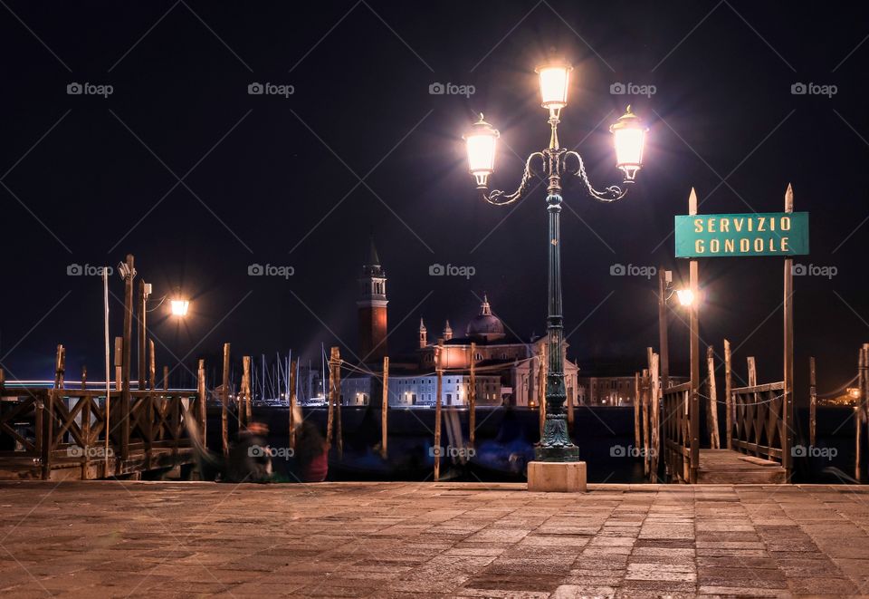 Night lights in Venice 