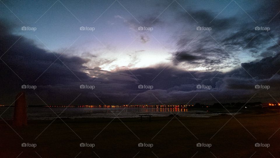 sky over Dublin