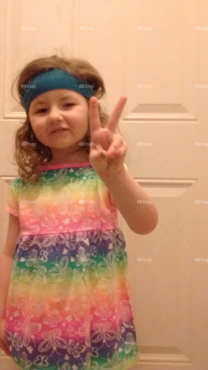 Peace Hippie Child