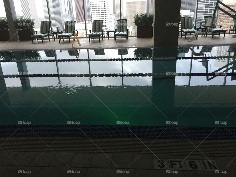 Top floor pool