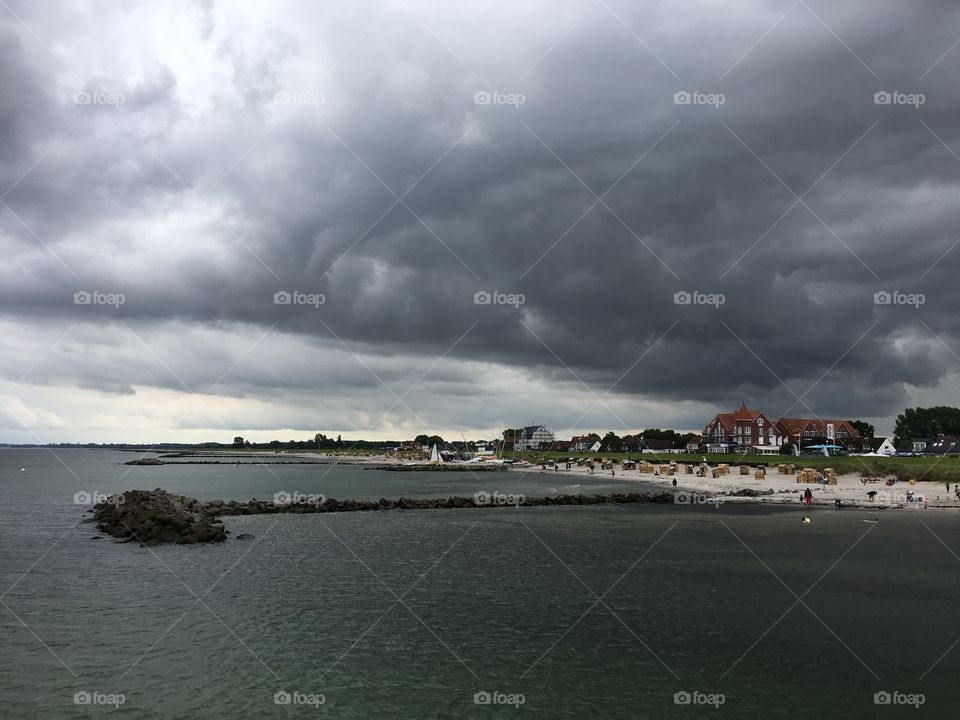 Clouds over Schönberger Strand