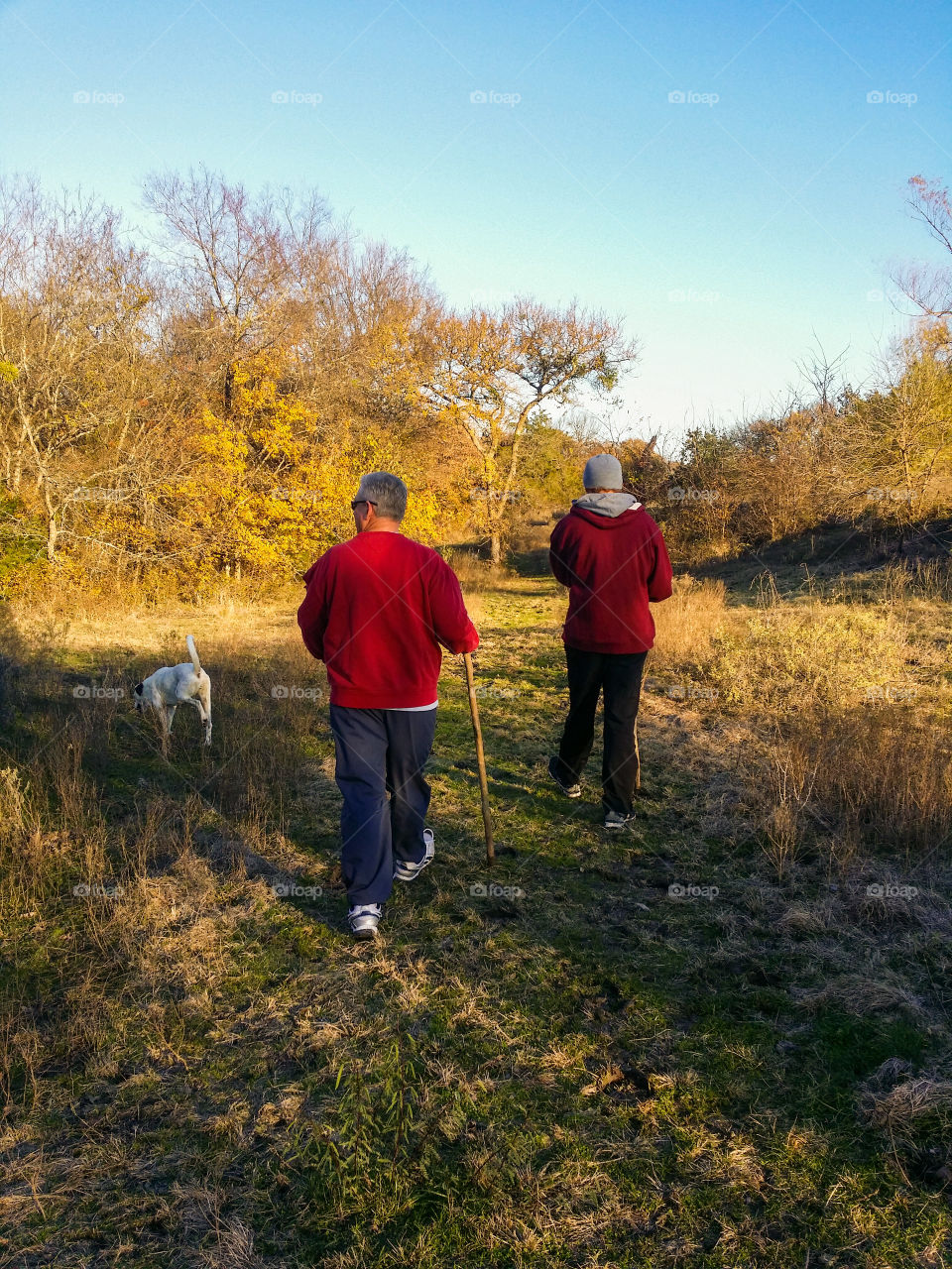 Father and Son Hike