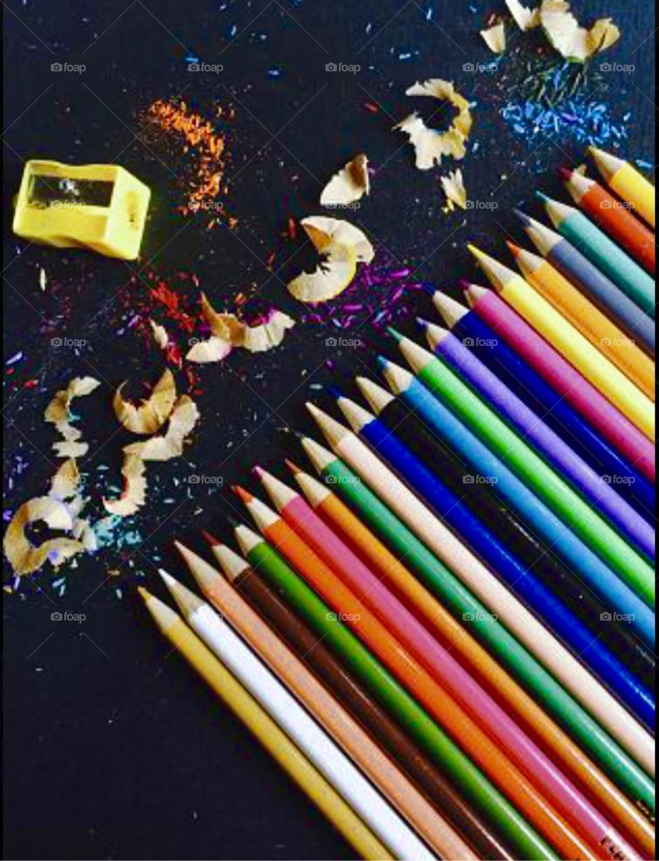 Colored Pencils with Sharpener