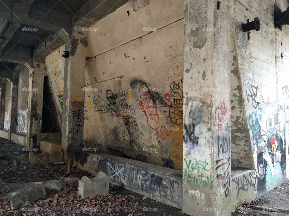 Abandoned Coal building on the Yough River Trail in Banning PA