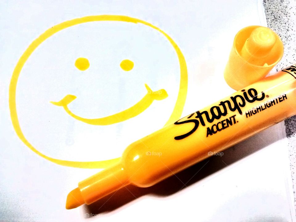 A Sharpie and a Smile. Things to highlight your life, lol!