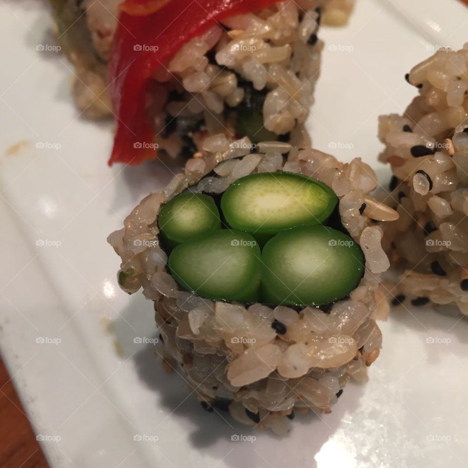 Veggie sushi