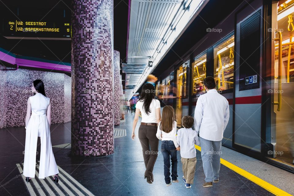 railway platform photography