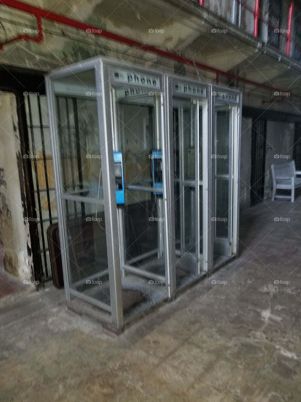 retro phone booths