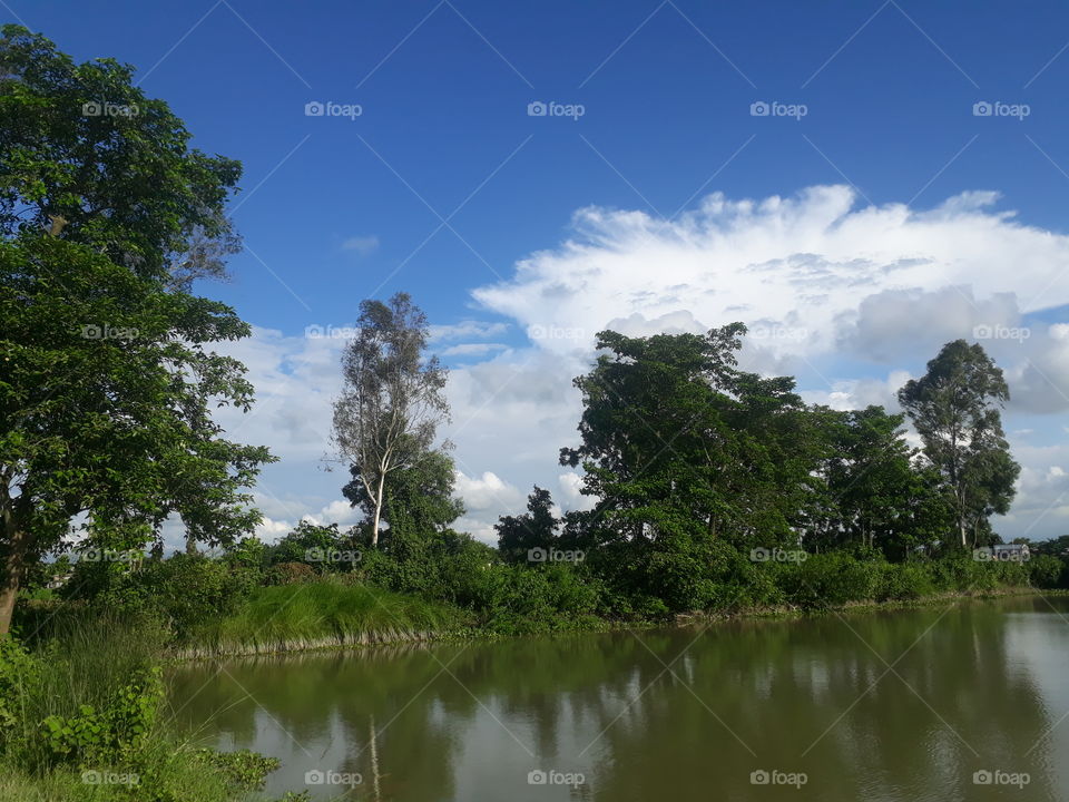 Beautiful sky and cloud in the sky