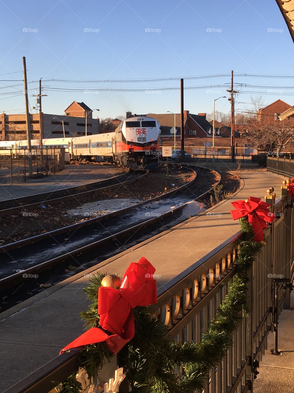 Train at Christmas 