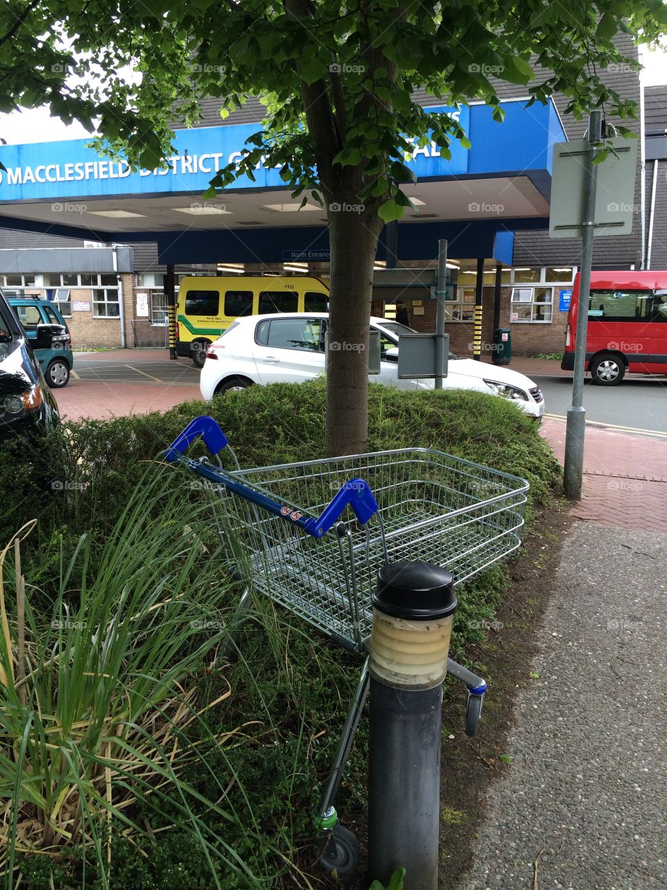 Abandoned shopping trolley