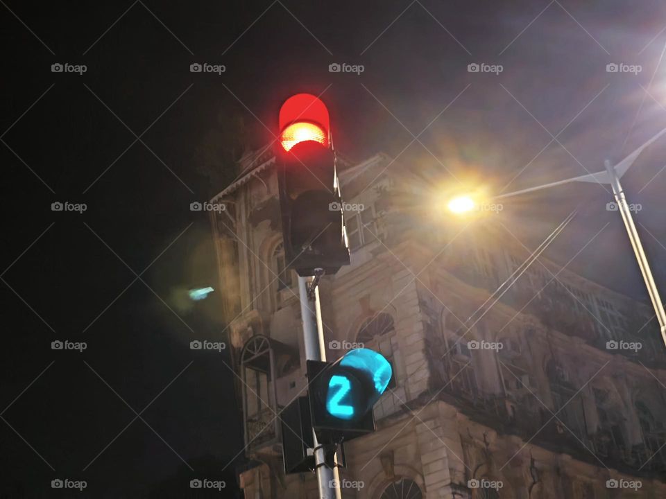 Mumbai red light 🚨 traffic signal